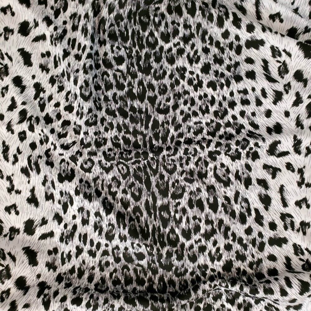 Fabric - Animal Print - Black and White